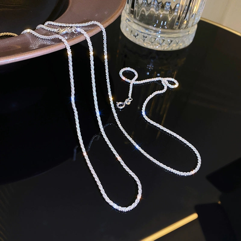 Pureline Twinlight Sparkling Sterling Silver Necklace - Image 9
