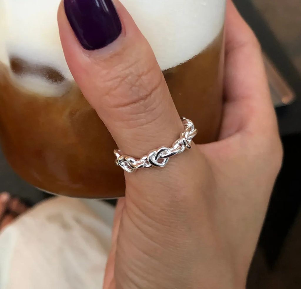 Lovelink Sterling Silver Adjustable Ring - Image 4