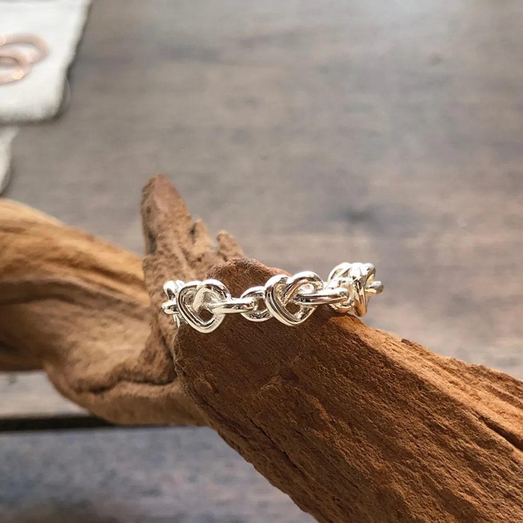 Lovelink Sterling Silver Adjustable Ring - Image 5