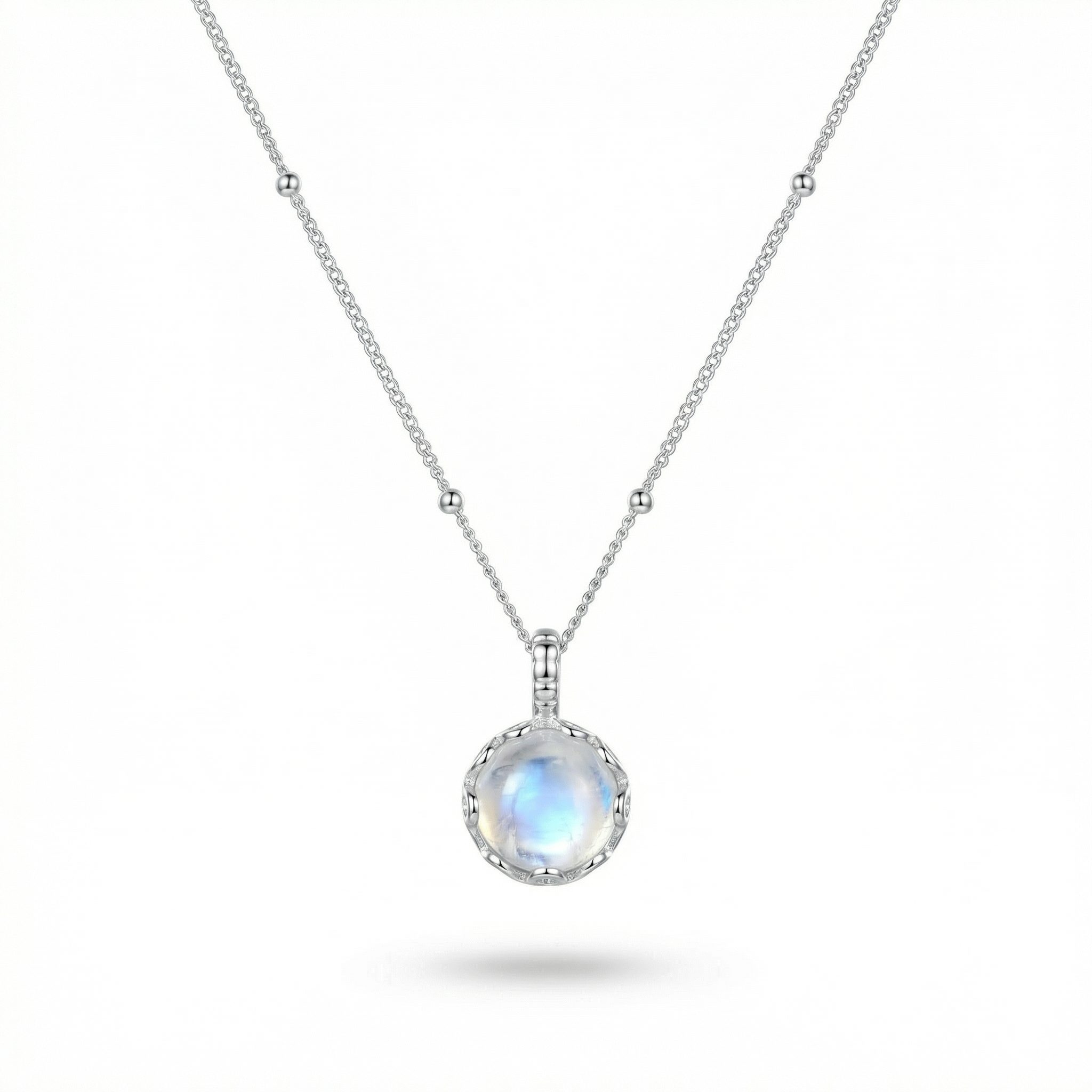 Moonstone Sterling Silver Necklace