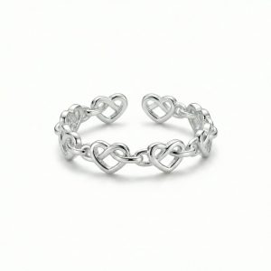 Lovelink Sterling Silver Adjustable Ring