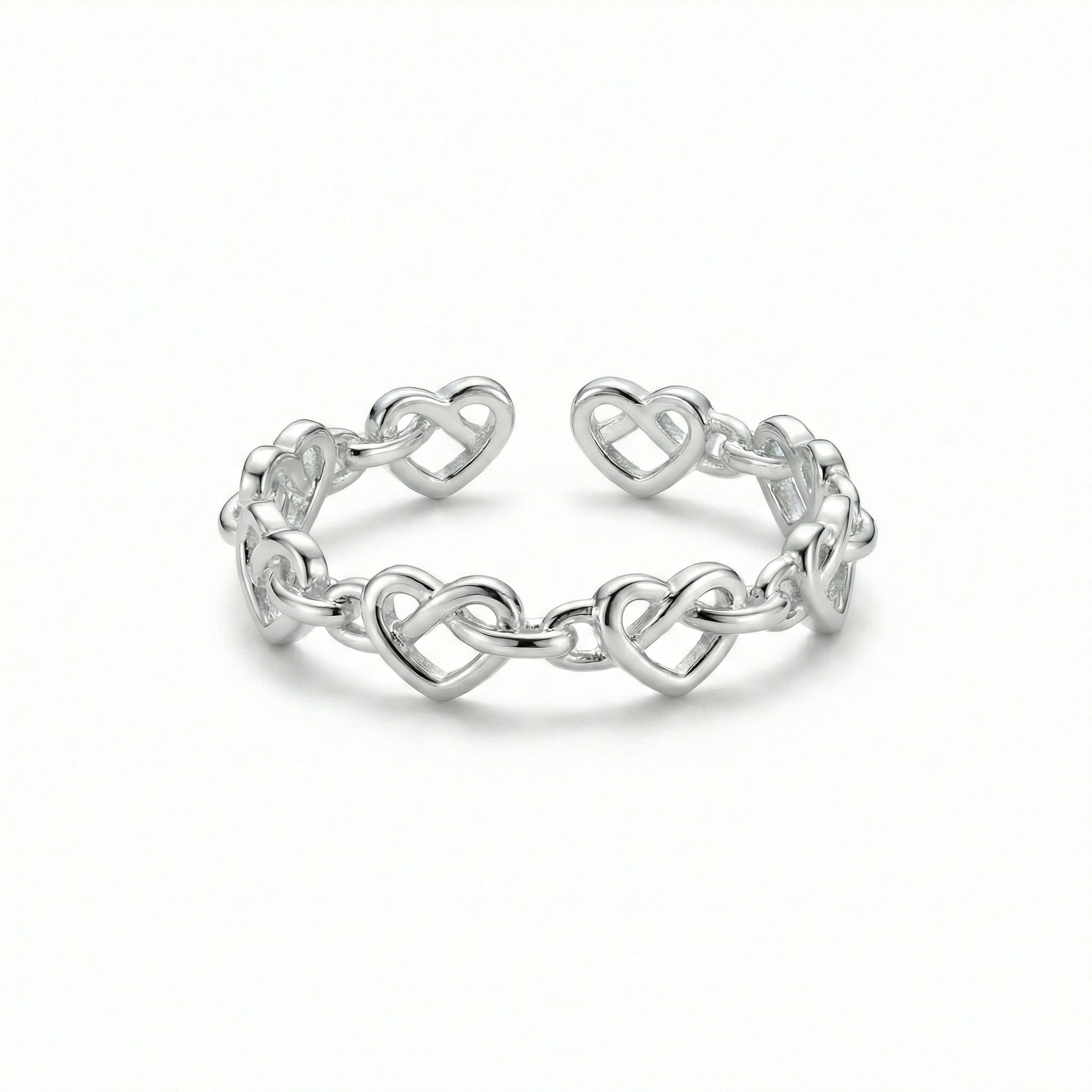 Lovelink Sterling Silver Adjustable Ring