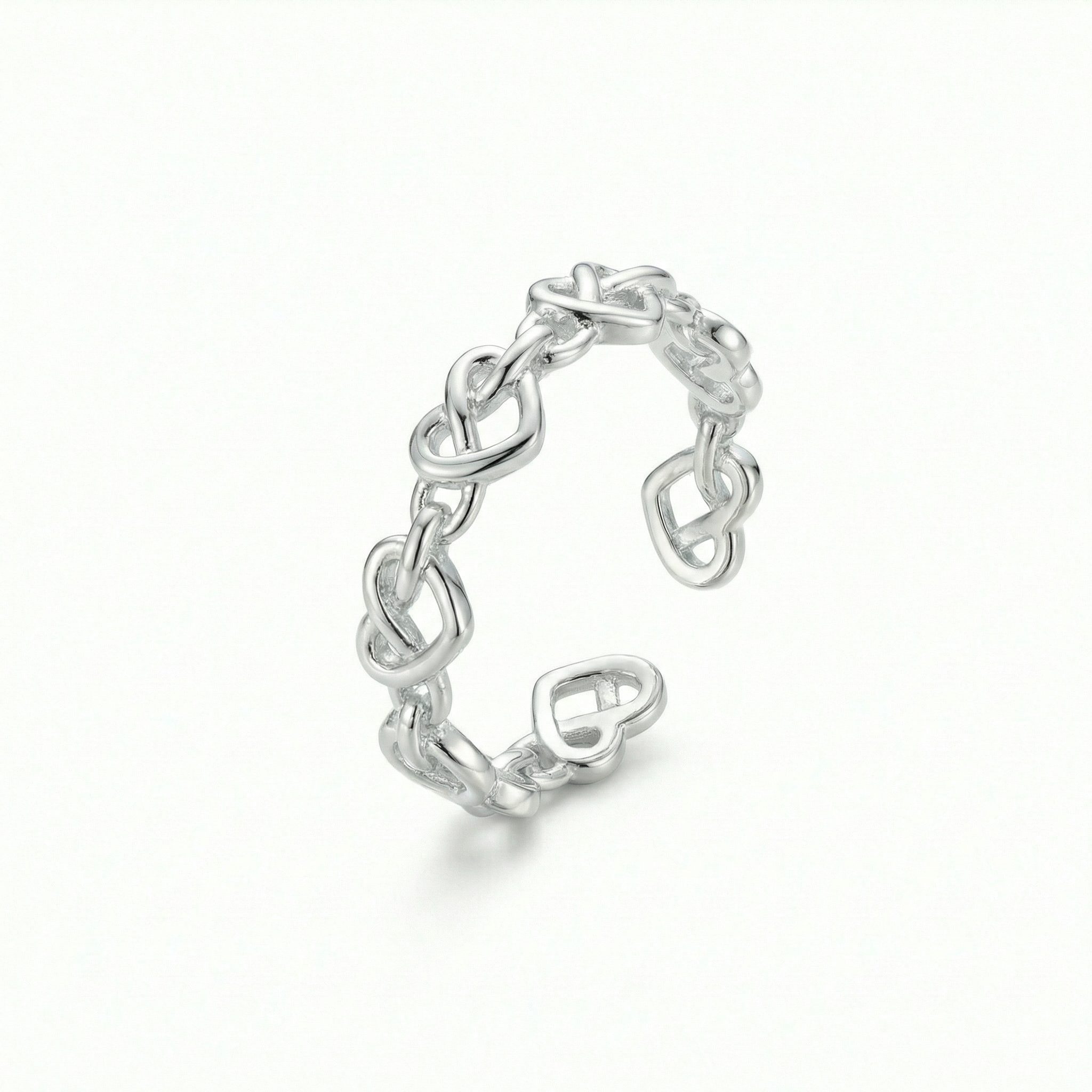 Lovelink Sterling Silver Adjustable Ring - Image 2