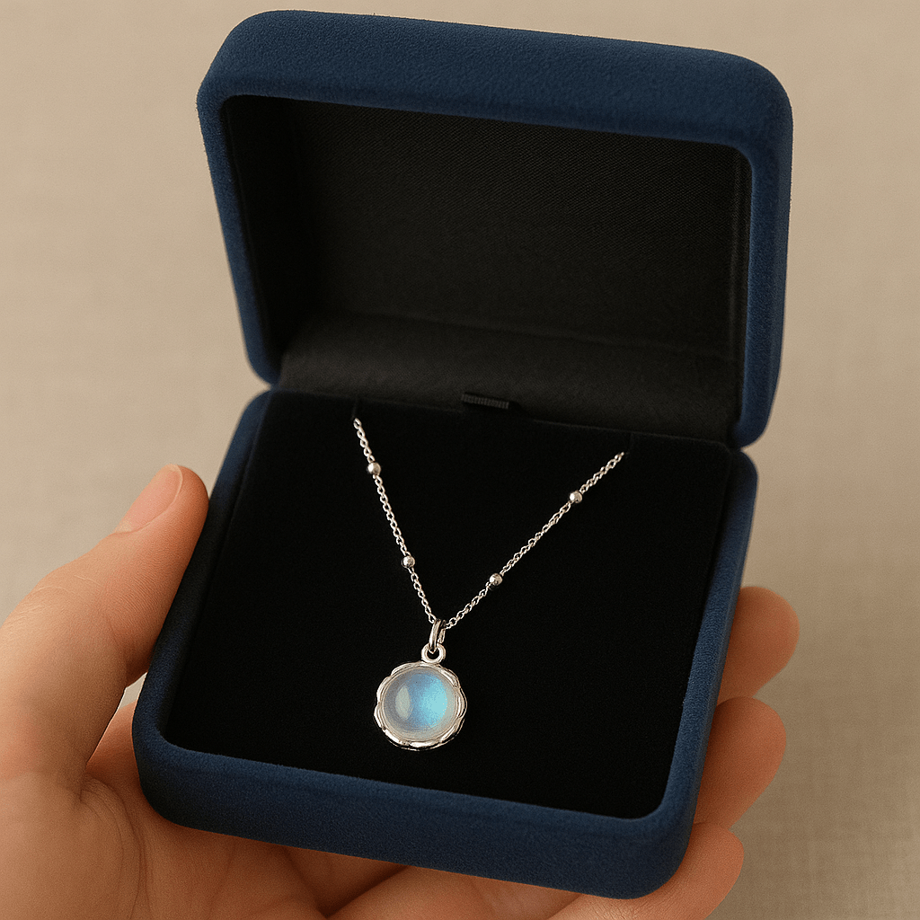 Moonstone Sterling Silver Necklace - Image 3